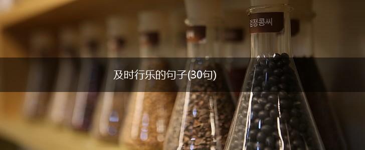 及时行乐的句子(30句),第1张