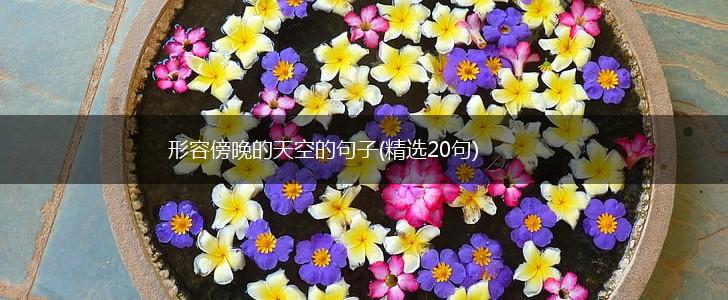 形容傍晚的天空的句子(精选20句),第1张