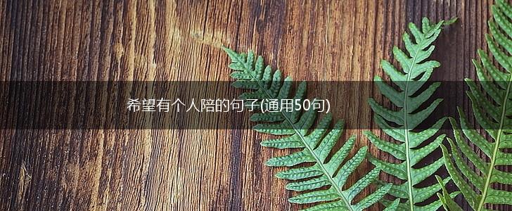 希望有个人陪的句子(通用50句),第1张