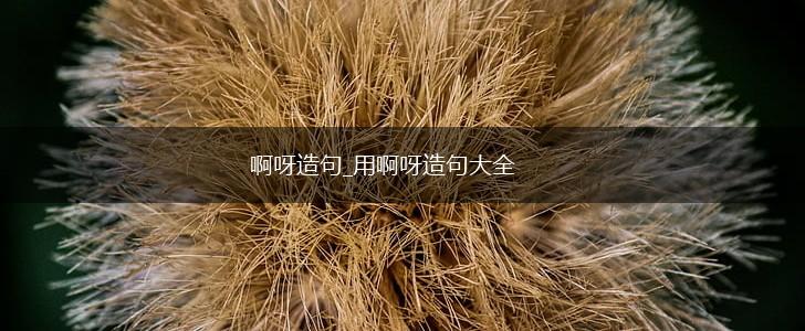 啊呀造句_用啊呀造句大全,第1张