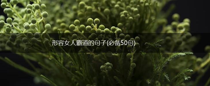 形容女人霸道的句子(必备50句),第1张