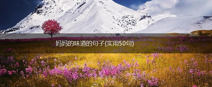 妈妈的味道的句子(实用50句),第1张