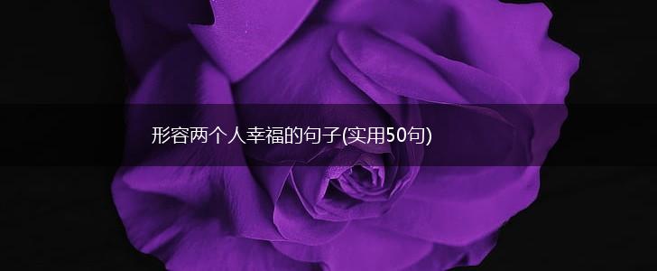 形容两个人幸福的句子(实用50句),第1张