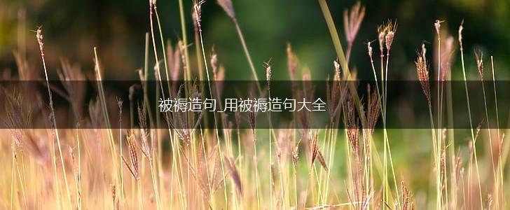 被褥造句_用被褥造句大全,第1张