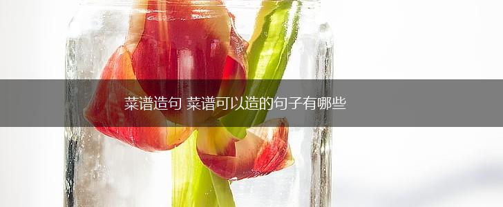 菜谱造句 菜谱可以造的句子有哪些,第1张