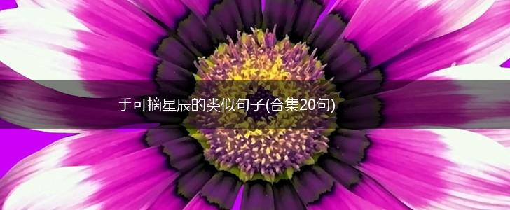 手可摘星辰的类似句子(合集20句),第1张