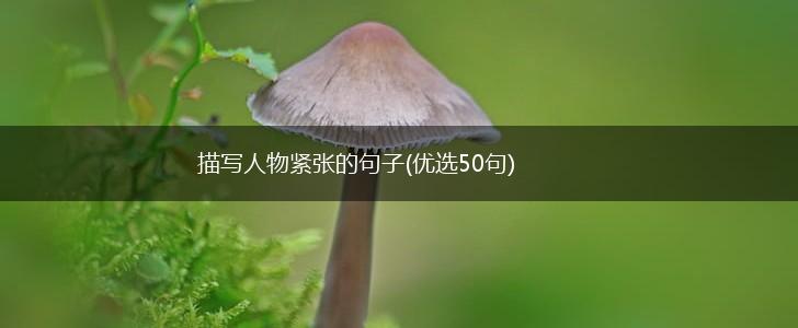 描写人物紧张的句子(优选50句),第1张