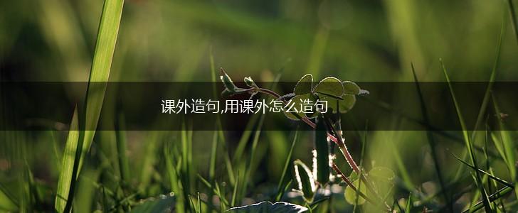课外造句,用课外怎么造句,第1张 课外造句,用课外怎么造句,第1张