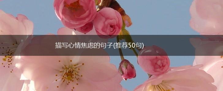 描写心情焦虑的句子(推荐50句),第1张