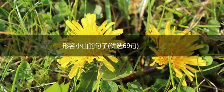 形容小山的句子(优选69句),第1张