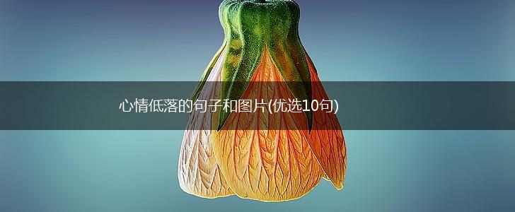 心情低落的句子和图片(优选10句),第1张