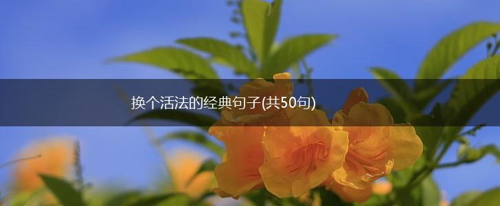 换个活法的经典句子(共50句),第1张