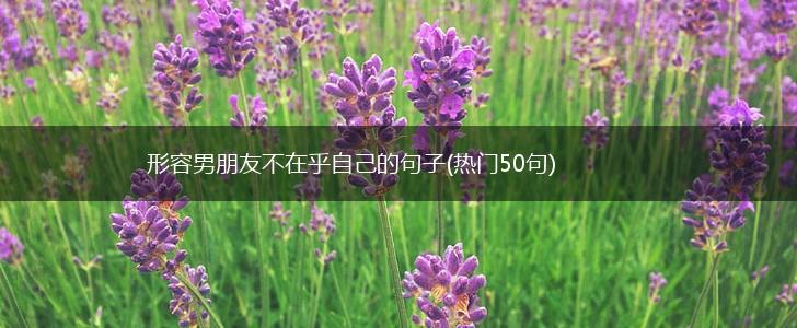 形容男朋友不在乎自己的句子(热门50句),第1张