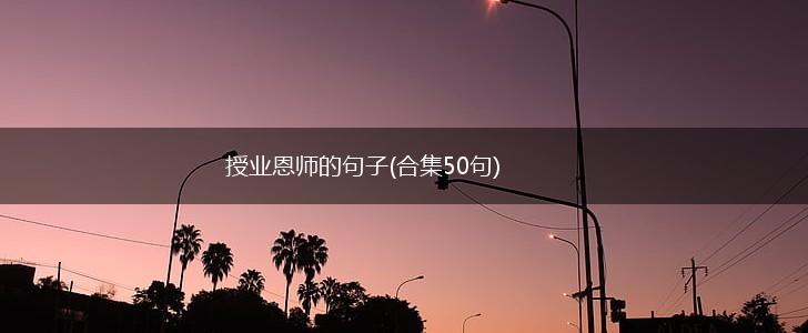 授业恩师的句子(合集50句),第1张