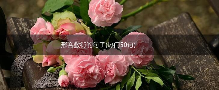 形容敷衍的句子(热门50句),第1张