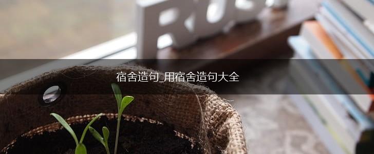 宿舍造句_用宿舍造句大全,第1张 宿舍造句_用宿舍造句大全,第1张