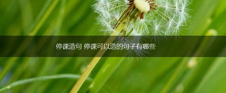 停课造句 停课可以造的句子有哪些,第1张 停课造句 停课可以造的句子有哪些,第1张