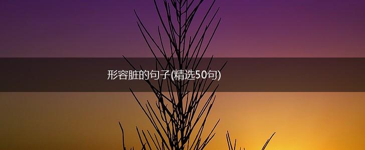 形容脏的句子(精选50句),第1张