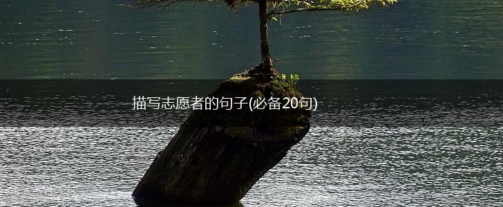 描写志愿者的句子(必备20句),第1张