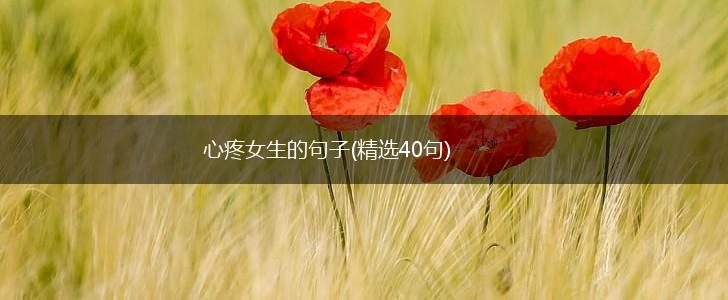 心疼女生的句子(精选40句),第1张