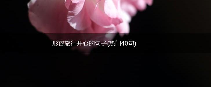 形容旅行开心的句子(热门40句),第1张