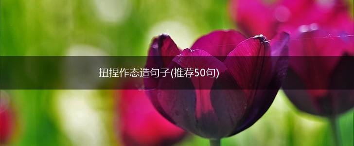 扭捏作态造句子(推荐50句),第1张