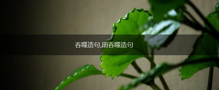 吞噬造句,用吞噬造句,第1张 吞噬造句,用吞噬造句,第1张