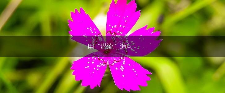 用“潜流”造句,第1张