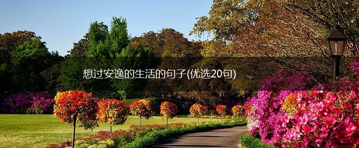 想过安逸的生活的句子(优选20句),第1张