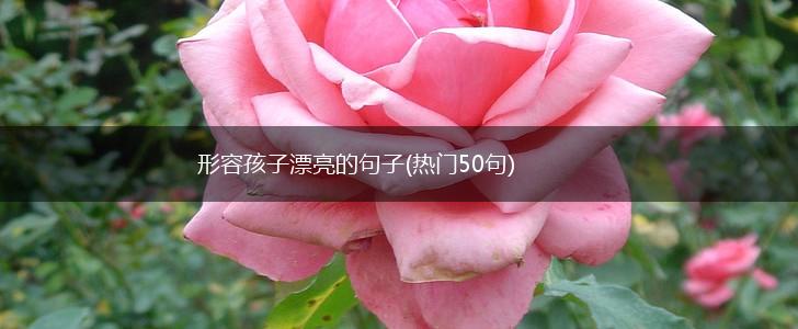 形容孩子漂亮的句子(热门50句),第1张