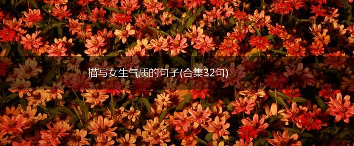 描写女生气质的句子(合集32句),第1张