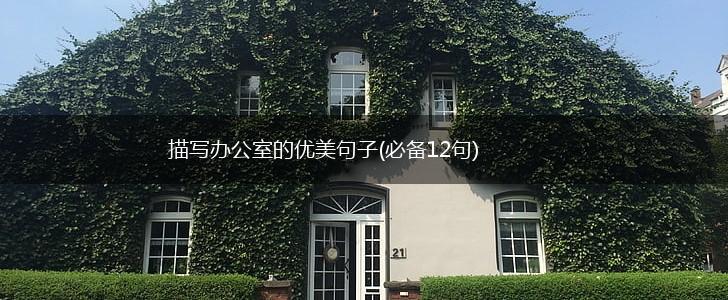 描写办公室的优美句子(必备12句),第1张