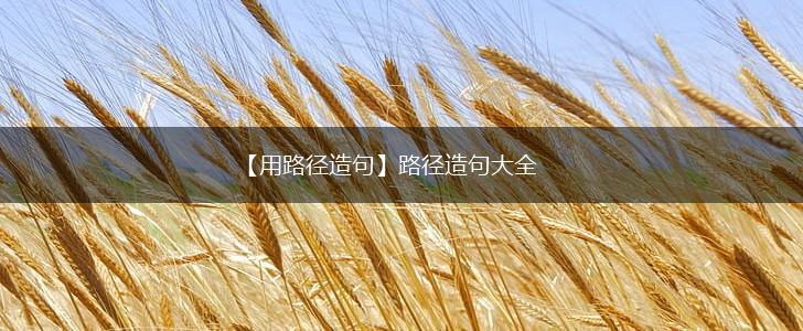 【用路径造句】路径造句大全,第1张 【用路径造句】路径造句大全,第1张