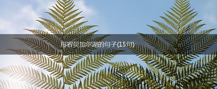 形容贝加尔湖的句子(15句),第1张