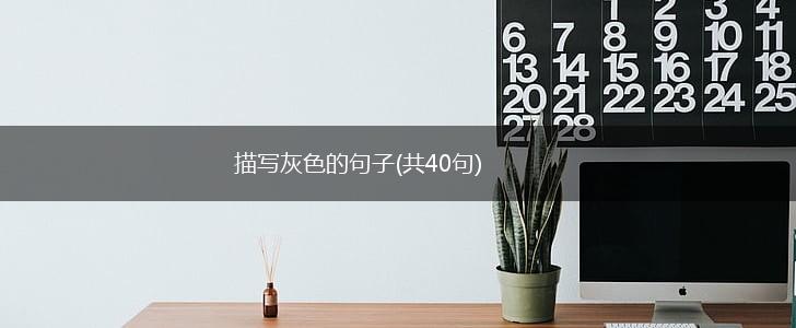 描写灰色的句子(共40句),第1张