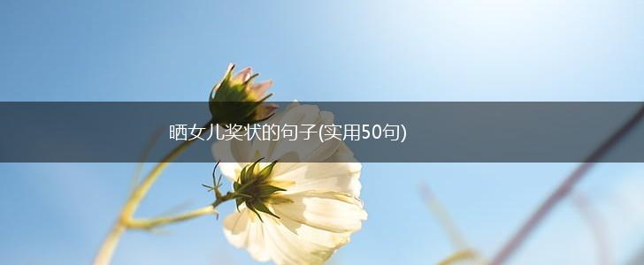 晒女儿奖状的句子(实用50句),第1张