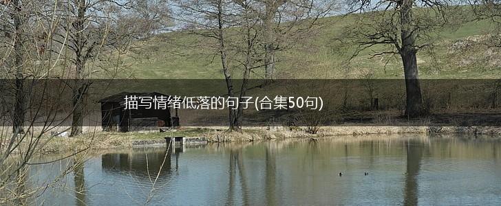 描写情绪低落的句子(合集50句),第1张