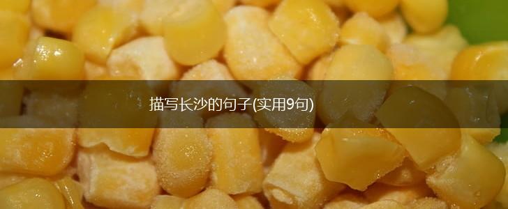 描写长沙的句子(实用9句),第1张