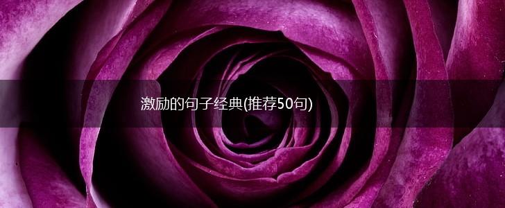 激励的句子经典(推荐50句),第1张
