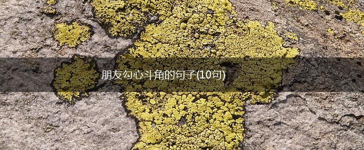 朋友勾心斗角的句子(10句),第1张