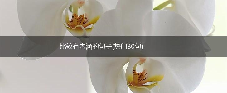 比较有内涵的句子(热门30句),第1张