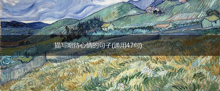 描写期待心情的句子(通用47句),第1张