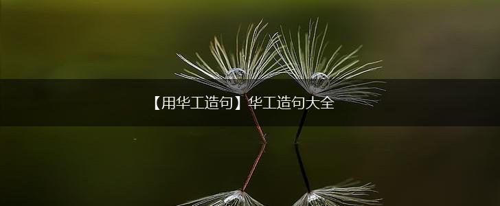【用华工造句】华工造句大全,第1张 【用华工造句】华工造句大全,第1张