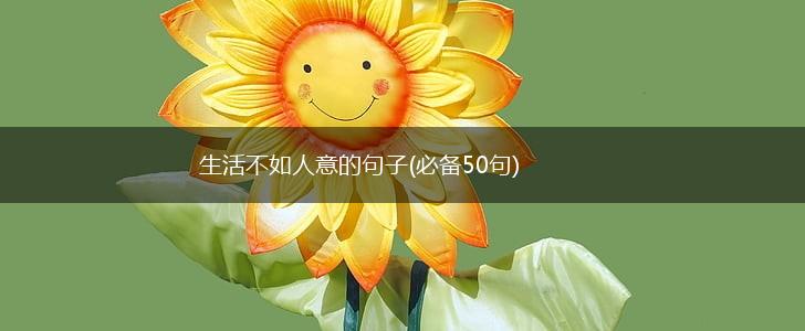 生活不如人意的句子(必备50句),第1张