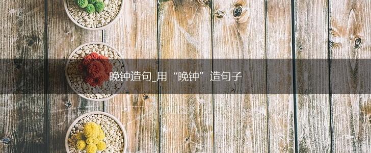 晚钟造句_用“晚钟”造句子,第1张