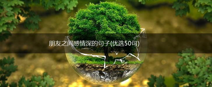 朋友之间感情深的句子(优选50句),第1张