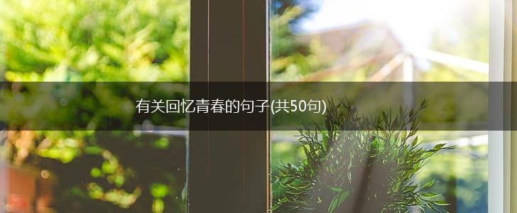 有关回忆青春的句子(共50句),第1张