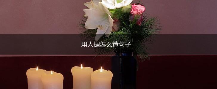 用人据怎么造句子,第1张 用人据怎么造句子,第1张