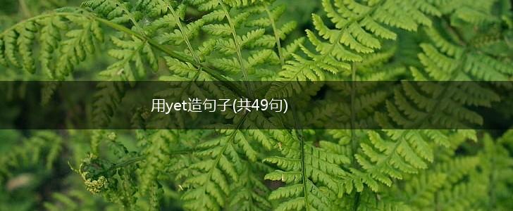 用yet造句子(共49句),第1张