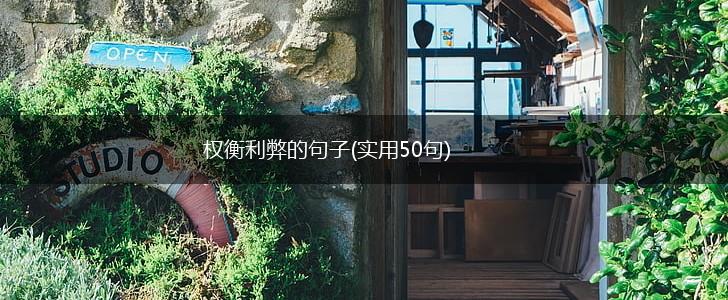 权衡利弊的句子(实用50句),第1张